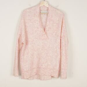 By Malene Birger A/S Wool Kidmohair Blend Zonia Stretch Pink Sweater Womens Sz M